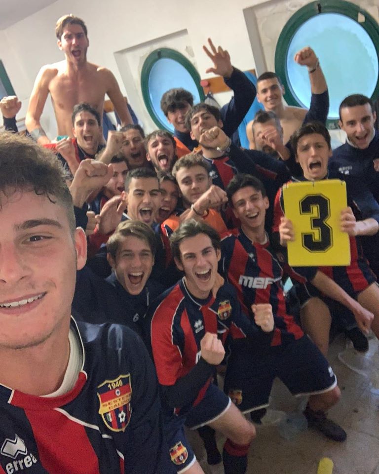 Promozione, il selfie della festa della Sestese