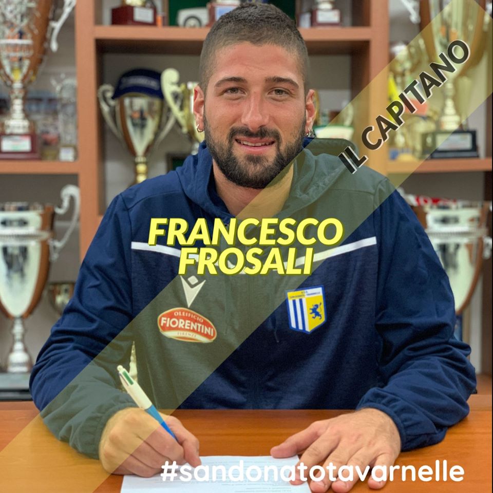 Serie D, San Donato Tavarnelle la conferma di capitan Francesco Frosali