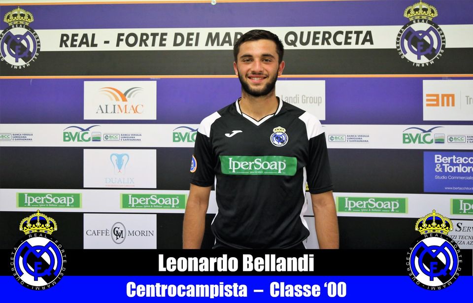 Serie D, Real Forte Querceta tesserato il giovane centrocampista Bellandi