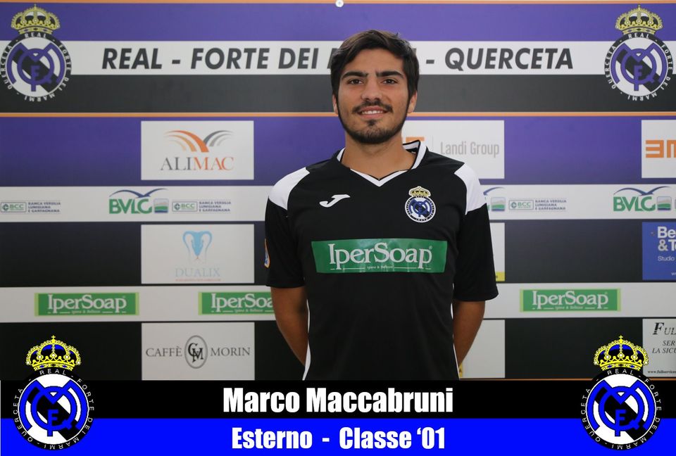 Serie D, Real Forte Querceta torna l’esterno Maccabruni