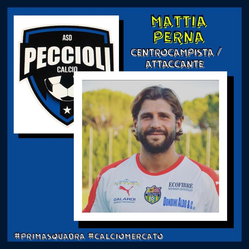 Peccioli, Ufficiale Mattia Perna è un giocatore nerazzurro