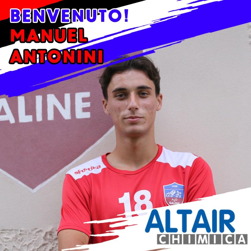 Promozione, Saline arriva il giovane centrocampista Antonini