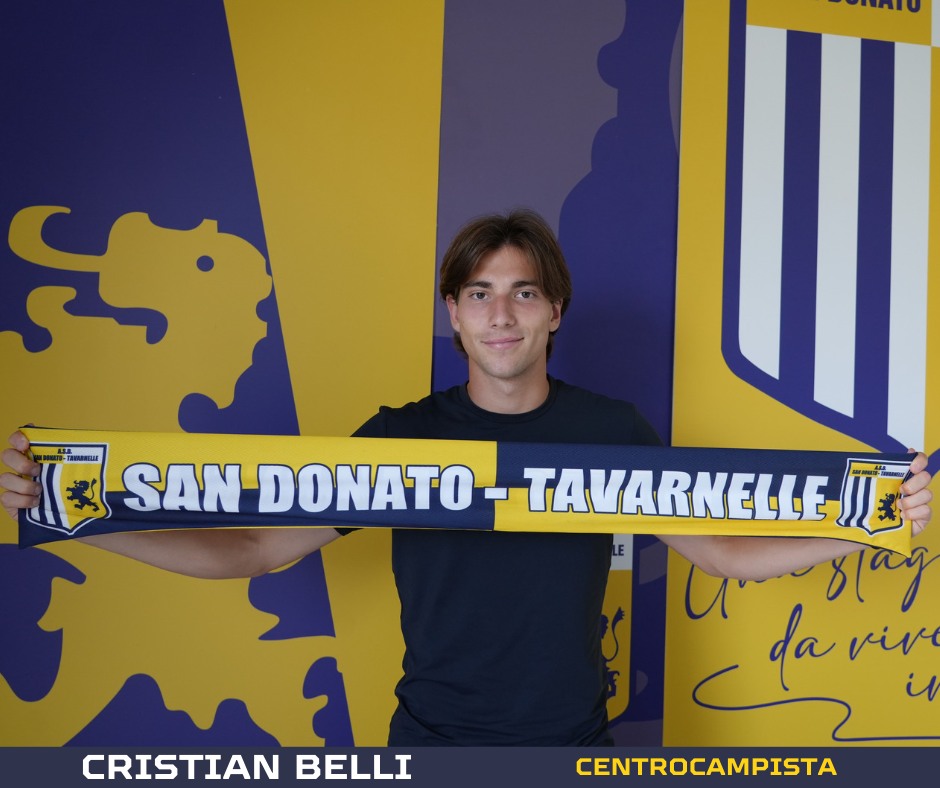 Serie D, San Donato Tavarnelle presentato il centrocampista Belli