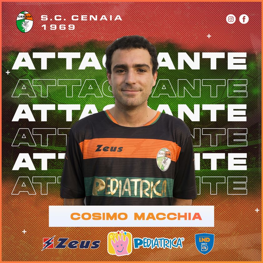 Serie D, Cenaia ufficiale Cosimo Macchia