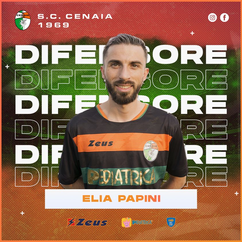 Serie D, Cenaia conferma per Elia Papini