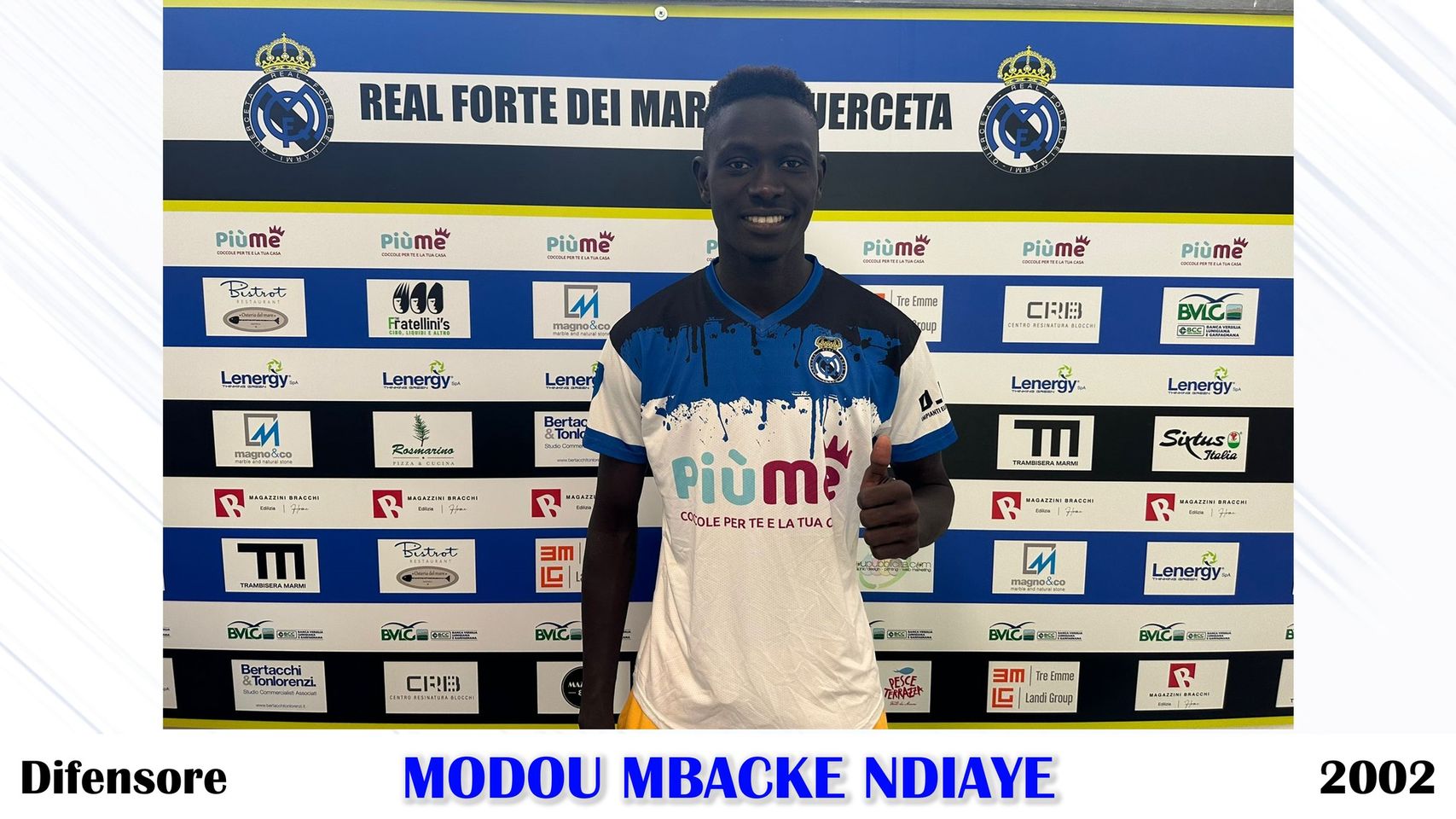 Serie D, Real Forte Querceta arriva il difensore Ndiaye