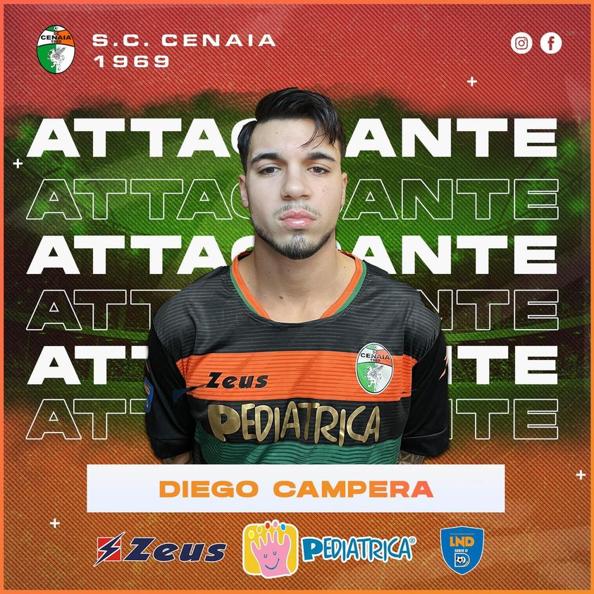 Serie D, Cenaia ufficiale il giovane Campera